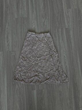 American Eagle Outfitters Women's Tan/Cream and Black Skirt